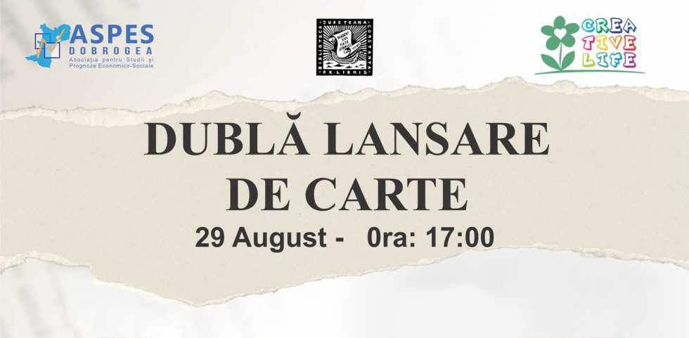 Dublă lansare de carte la Constanţa – August 2025